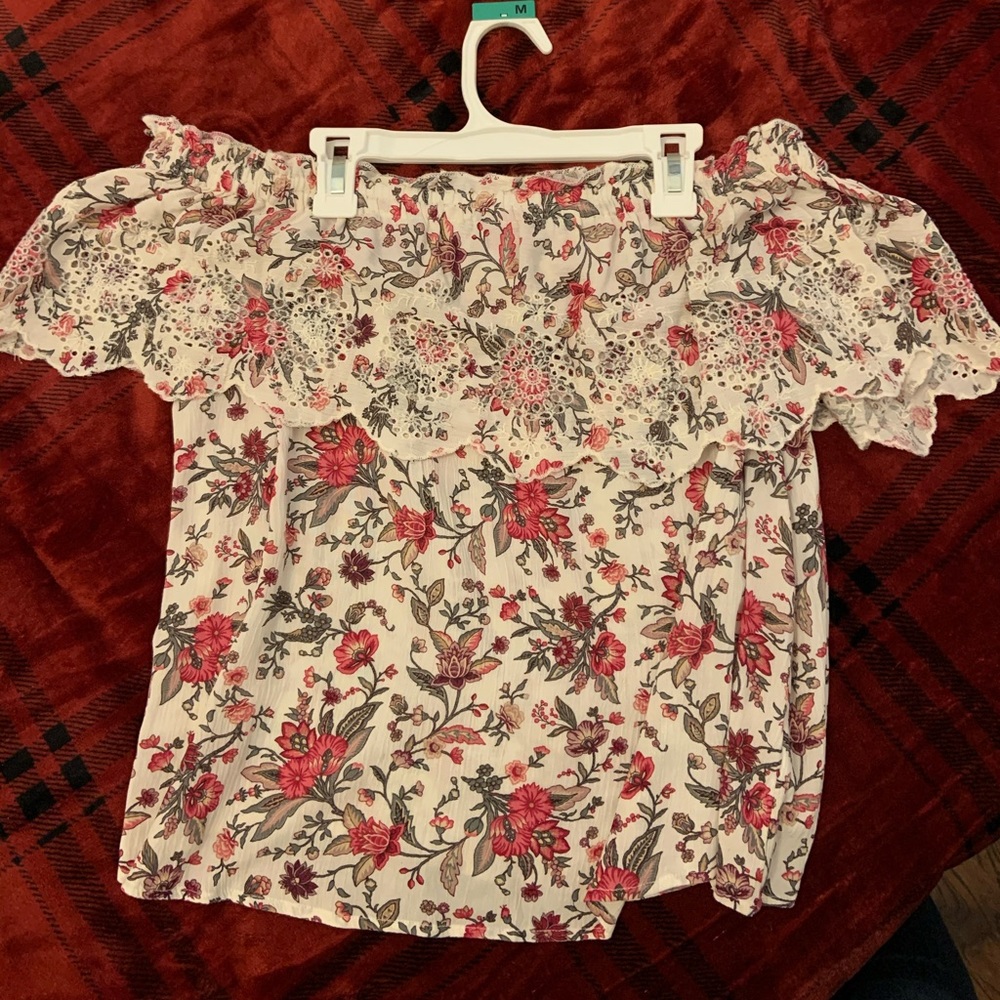 Off the shoulder shirt